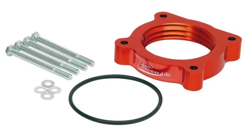 airaid_520-538-6792d79e5b51b Airaid 04-13 Nissan Titan / Armada 5.6L 04-10 Infiniti QX-56 5.6L PowerAid TB Spacer- Schwarz