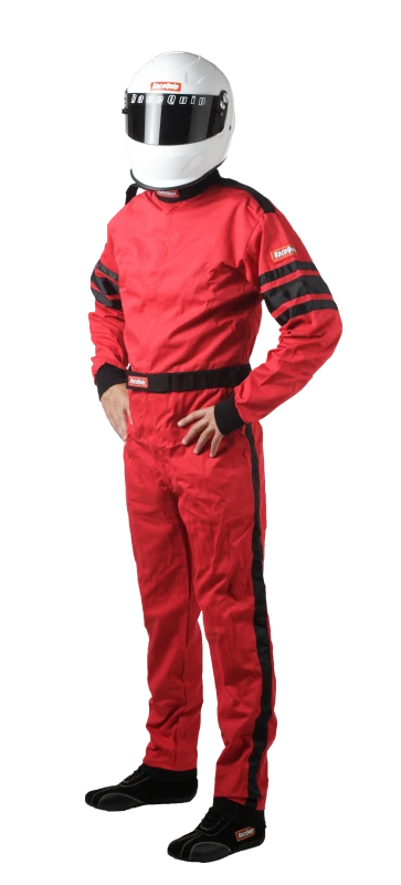 RaceQuip Red SFI-1 1-L Suit - Medium Tall