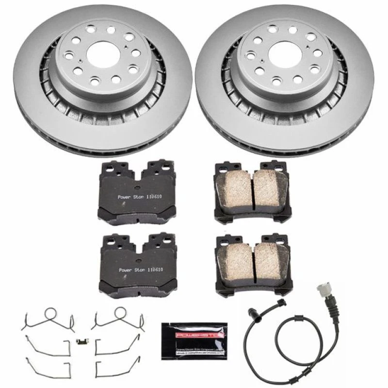 powerstop_CRK4690-67945308e0bf4 Power Stop 07-09 Lexus LS460 Rear Z17 Evolution Geomet Coated Brake Kit