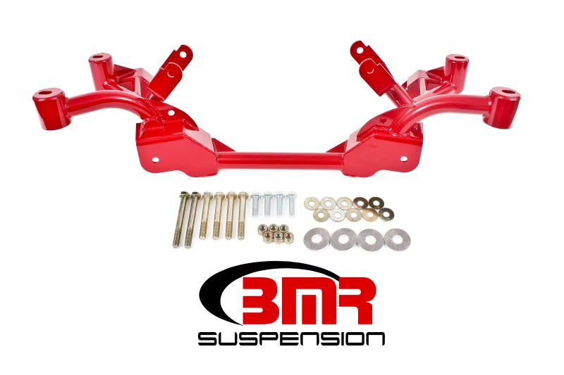 BMR 82-82 3. Generation F-Body K-Member mit LS1 Motorhalterungen und STD. Lenkradhalterungen - Rot