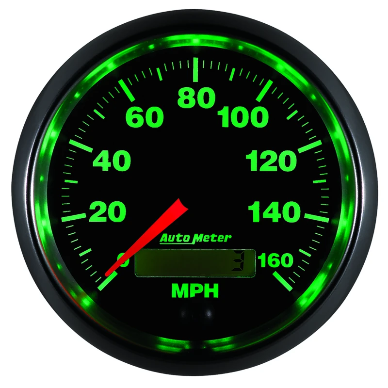 Autometer GS 3-3/8 inch 160 MPH In Dash Speedometer Gauge