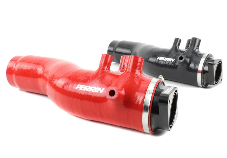 Perrin Red 3in Turbo Inlet Hose w/ Nozzle for 2015-2021 Subaru WRX