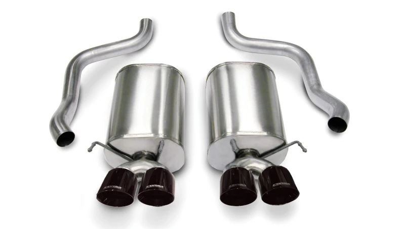 Corsa 2005-2007 Chevrolet Corvette C6 6.0L V8 Schwarzer Sport-Achsen-Endschalldämpfer