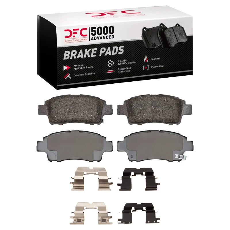DFC 00-00 Toyota Echo Front 5000 Advanced Ceramic Brake Pads and Hardware Kit