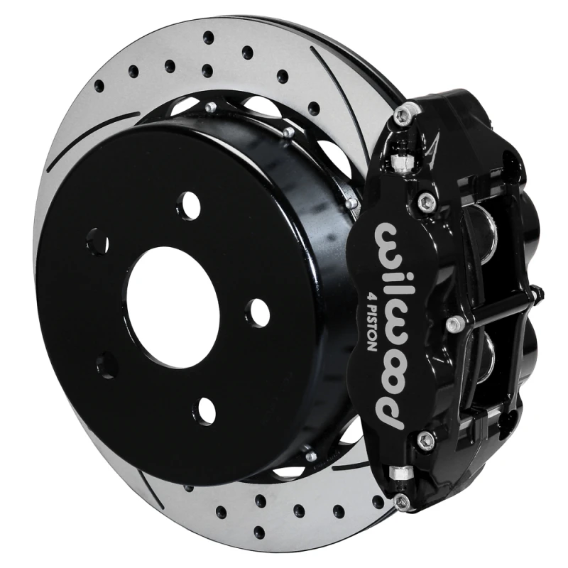 Wilwood 18-21 Jeep Wrangler Narrow Superlite 4R Rear Brake Kit SRP 13.50in Rotor w/Lines - Black