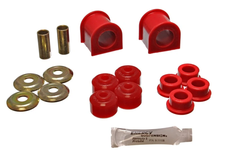 Energy Suspension 93-98 Jeep Grand Cherokee Komplett Rot Vorne Querstabilisator Buchsen-Set mit Endlink Buchse