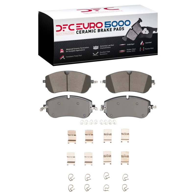 DFC 21-25 Jaguar E-Pace Front Euro 5000 Ceramic Brake Pads and Hardware Kit