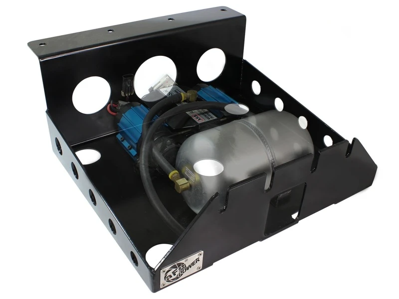aFe Power Cover Glide Guard On Board Kompressor Halter 07-14 Jeep Wrangler JK V6 3.6L-3.8L