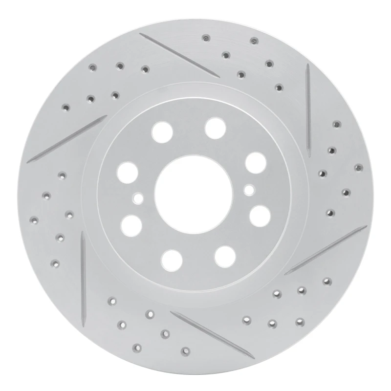 DFC 00-05 Toyota Mr2 Spyder Rear Right Drilled & Slotted Geoperformance Rotor