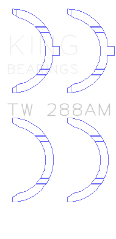 King Engine Bearings Toyota 2UZ Thrust Washer Set