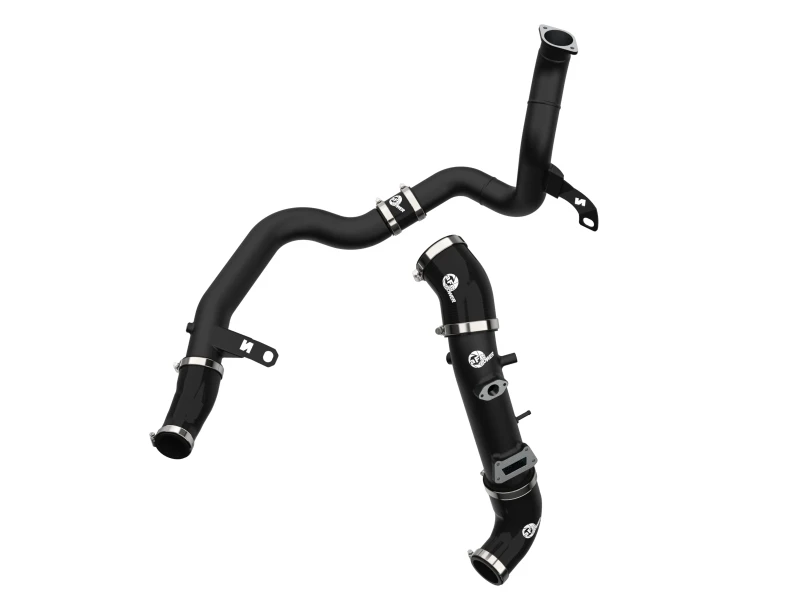 AFE 19-22 Hyundai Veloster N BladeRunner Aluminum Hot & Cold Charge Pipe Kit - Black