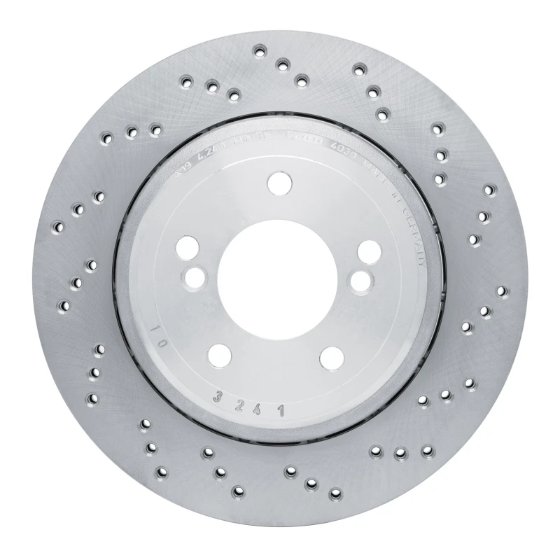DFC 06-08 BMW M3 Right Rear Drilled Hi-Carbon Alloy Geomet Coated Rotor