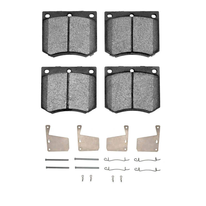 DFC 70-77 Mercury Capri Front 5000 Advanced Ceramic Brake Pads and Hardware Kit