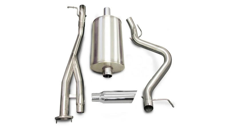 Corsa 2003-2007 -06 Chevrolet Silverado Kurzes Bett SS 6.0L V8 Poliert Sport Cat-Back Auspuff