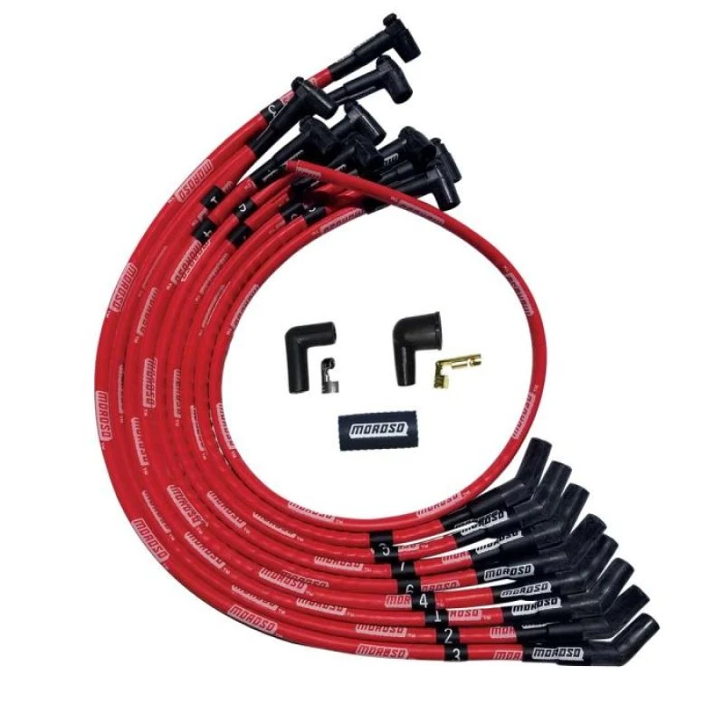 Moroso Zündkabelsatz Ultra Sleeved für Small Block Chevy