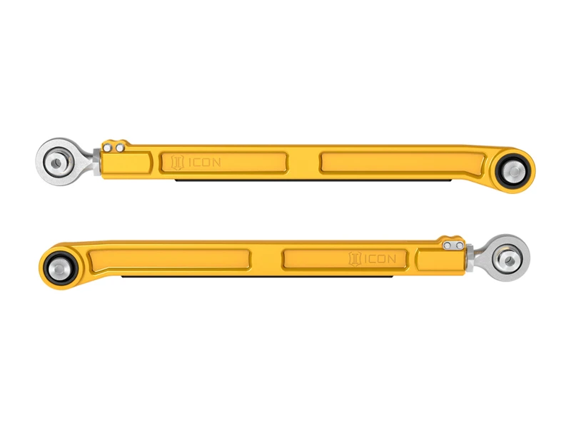 ICON 22-23 Toyota Tundra / 2024 Toyota Tacoma Billet Hinterer Unterer Link-Kit - Gold ElOXiert