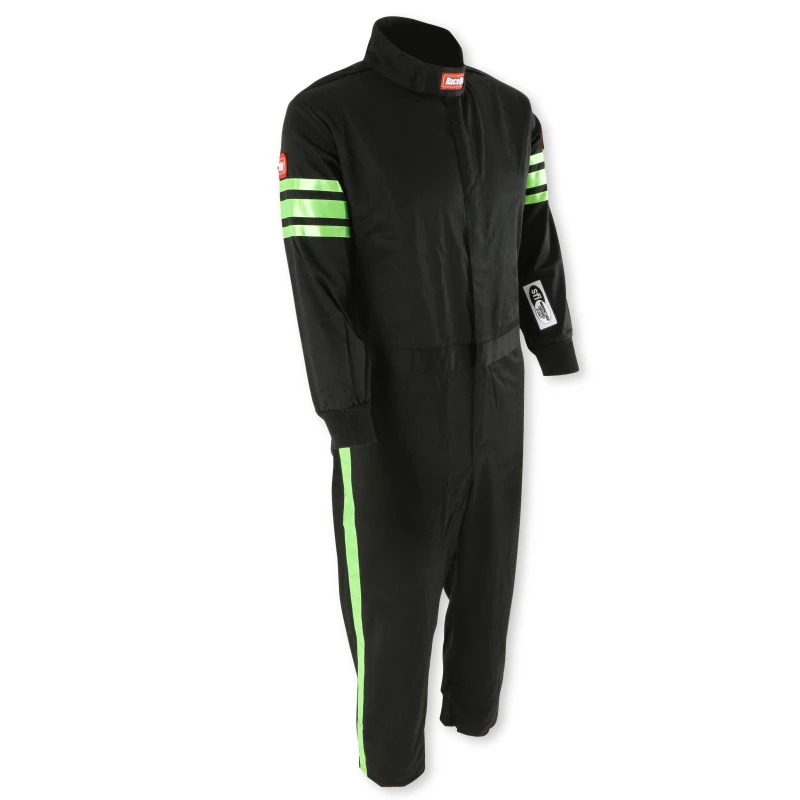 RaceQuip Green Trim SFI-1 JR. Suit - KXXL