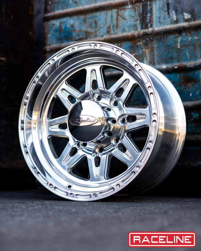 Raceline 888 Renegade 16x8in / 8x170 BP / 0mm Offset / 130.81mm Bore - Polished Wheel
