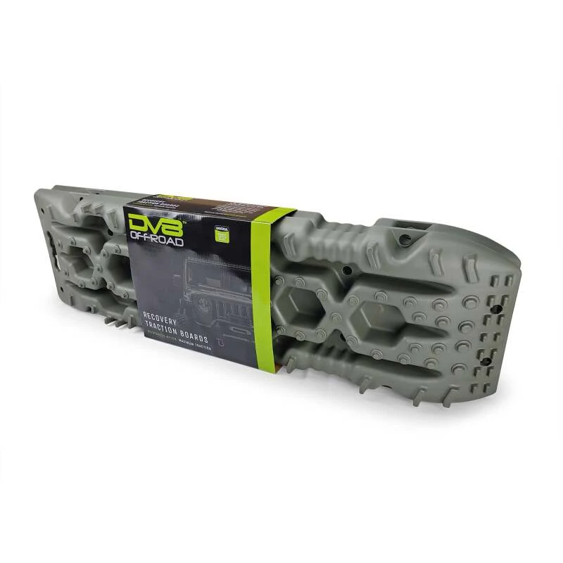 DV8 Offroad Recovery Traction Boards w/ Carry Bag - Grün