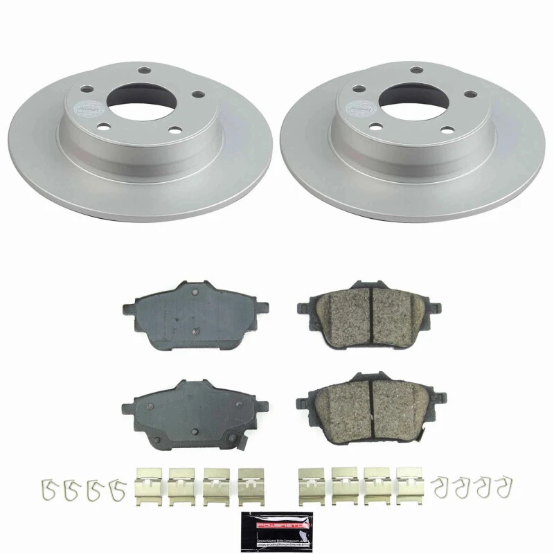 Power Stop 20-25 Nissan Sentra Rear Z17 Coated Brake Kit