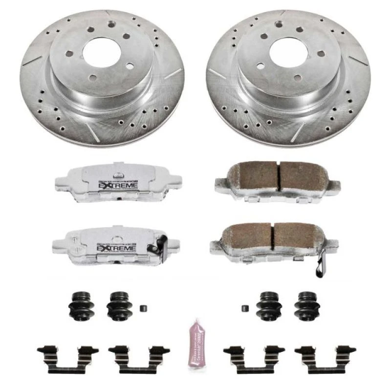 powerstop_K179-26-679460a3c2df1 Power Stop 08-12 Infiniti EX35 Rear Z26 Street Warrior Brake Kit