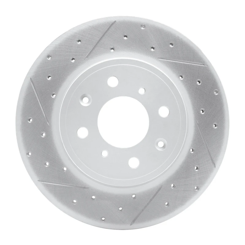 DFC 15-20 Honda Fit (USA/Canada) Front Left Drilled & Slotted Geoperformance Rotor