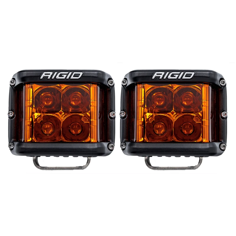 Rigid Industries D-SS Spot with Amber PRO Lens (Pair)