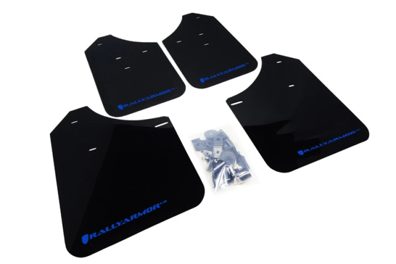 Rally Armor Black UR Mud Flap w/Blue Logo for 02-07 Subaru WRX/STI/RS/2.5i (Wagons Req. Mod.)