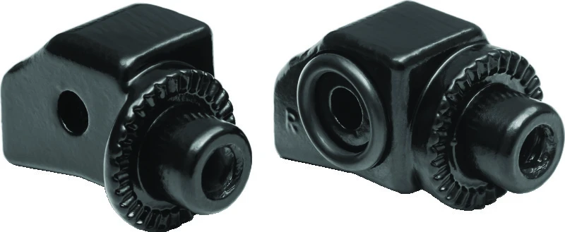 Kuryakyn Fußrastenadapter hinten schwarz für Africa Twin