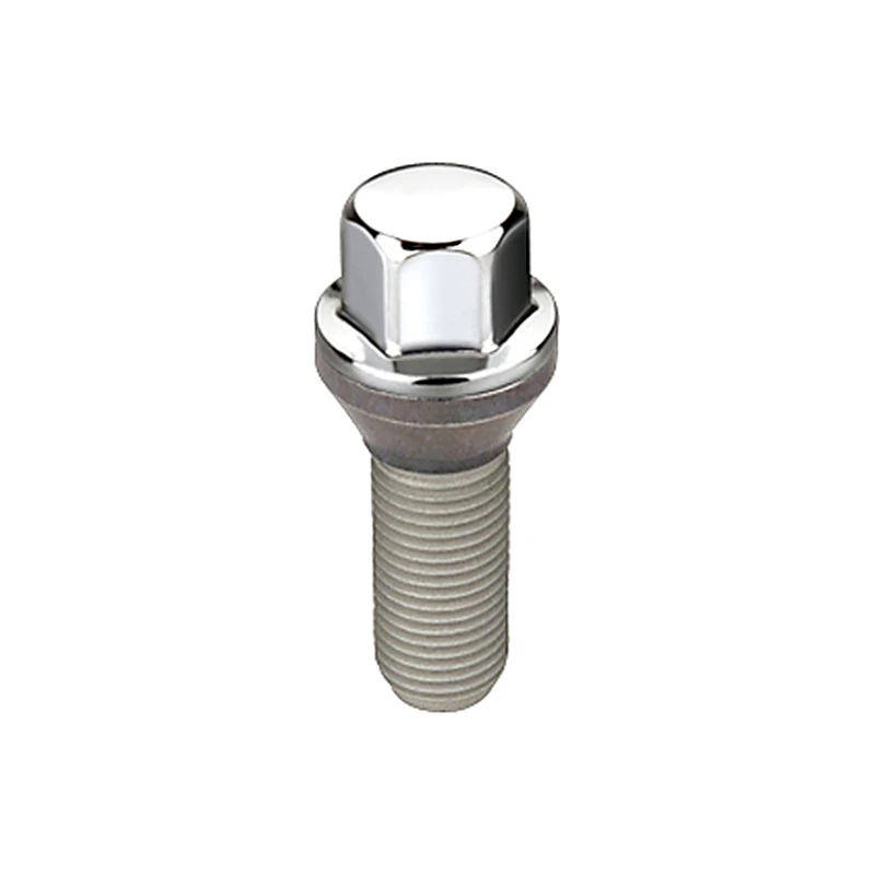 McGard Hex Lug Bolt (Cone Seat) M14X1.5 / 17mm Hex / 28.0mm Shank Length (Box of 50) - Chrome