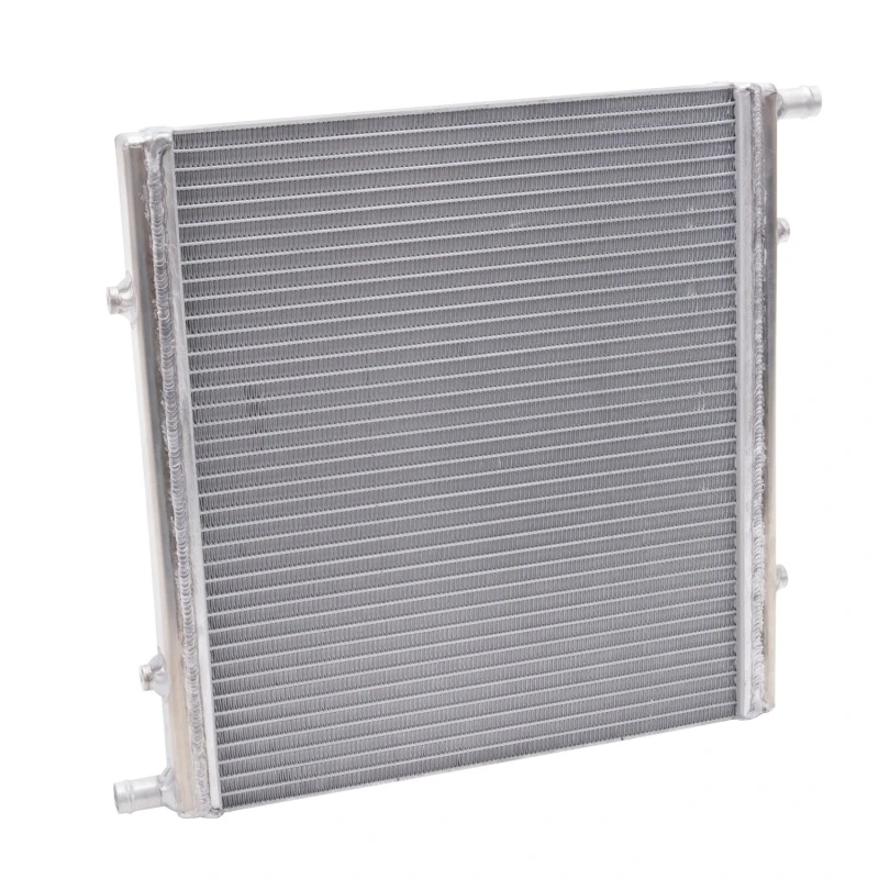 Edelbrock Wärmetauscher Single Pass Single Row 22 000 Btu/Stunde 16 Zoll B X 16 Zoll H X 1,5 Zoll T Silber
