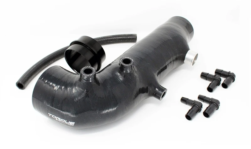 Torque Solution Turbo Inlet Hose Black