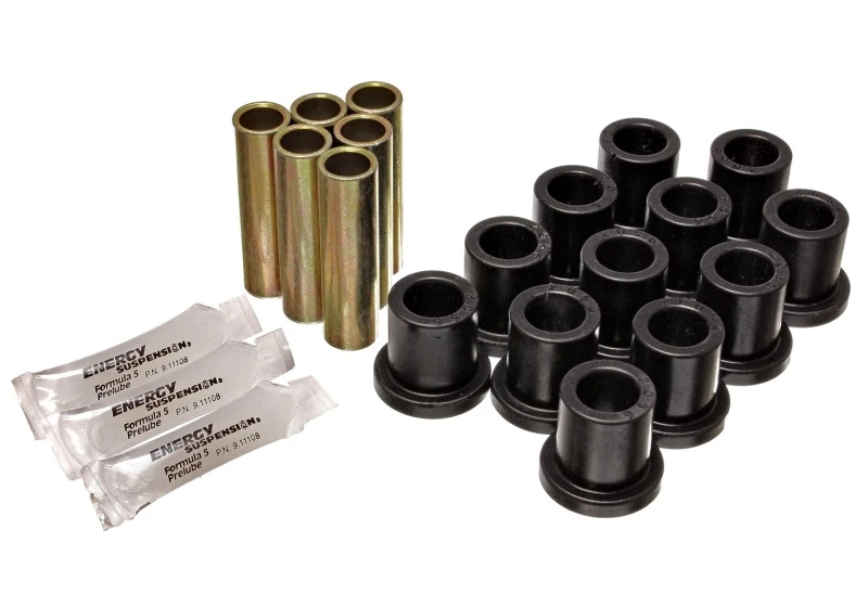 Energy Suspension 57-72 Ford F-100 / F-150 Heck 2WD Schwarzes Feder- und Schackle-Set