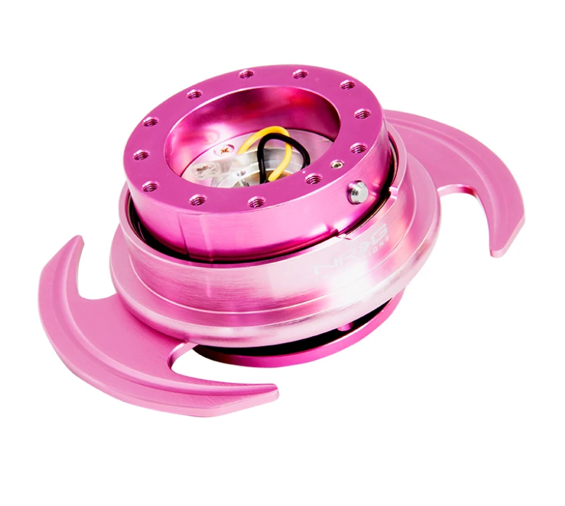 NRG Quick Release Kit Gen 3.0 - Rosa Körper / Rosa Ring mit Griffschalen