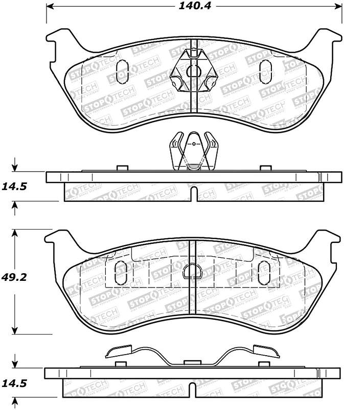 StopTech Street Select Brake Pads