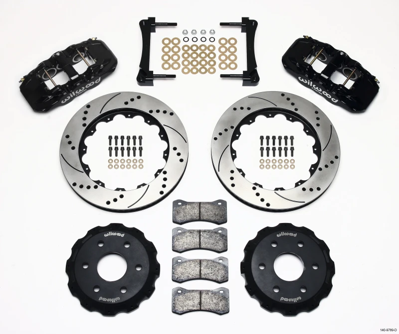 Wilwood AERO6 Vorderes LKW-Kit 14,25 Zoll gebohrt 1999-2014 GM LKW/SUV 1500