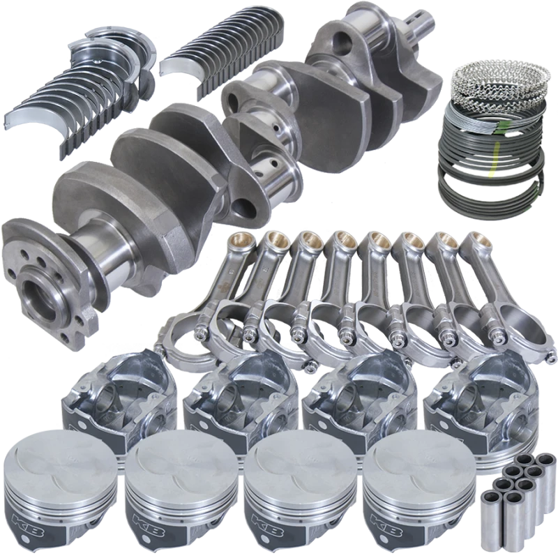 Eagle Chevy 400 Rotierende Baugruppe mit 3,750 Zoll Kurbelwelle und 5,700 Zoll I-Träger Pleuel