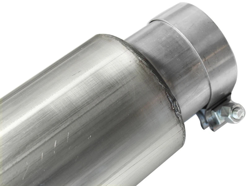 aFe MACHForce XP 5in DPF-Back Stainless Steel Exh Sys, No tip, Ford Diesel Trucks 08-10 V8-6.4L