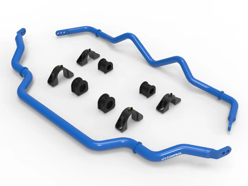 aFe 16-21 Infiniti Q50/Q60 3.0L (tt) Vorder- und Hinterachsstabilisator-Set Blau
