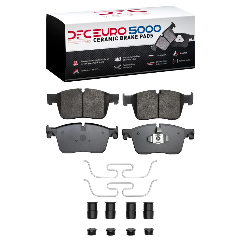 DFC 16-25 Jaguar I-Pace Front Euro 5000 Ceramic Brake Pads and Hardware Kit