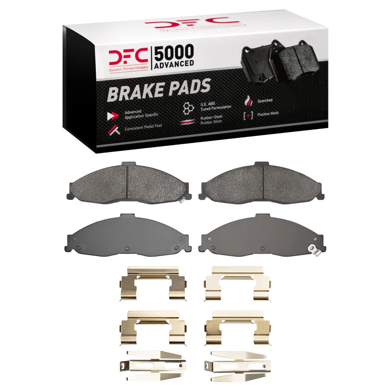 DFC 98-02 Chevrolet Camaro Front 5000 Advanced Semi Metallic Brake Pads and Hardware Kit
