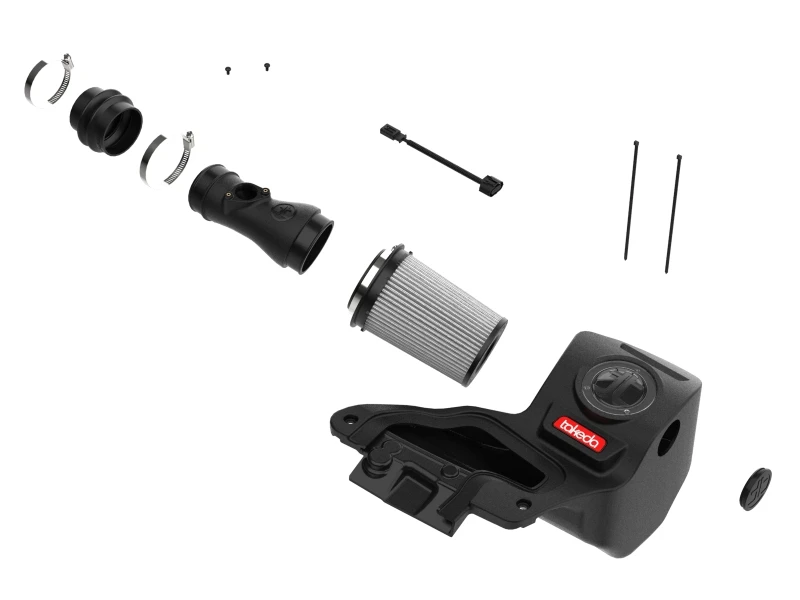 aFe 22-23 Honda Civic L4 1.5L (t) Takeda Momentum Kaltluft-Einlasssystem mit Pro DRY S Filter
