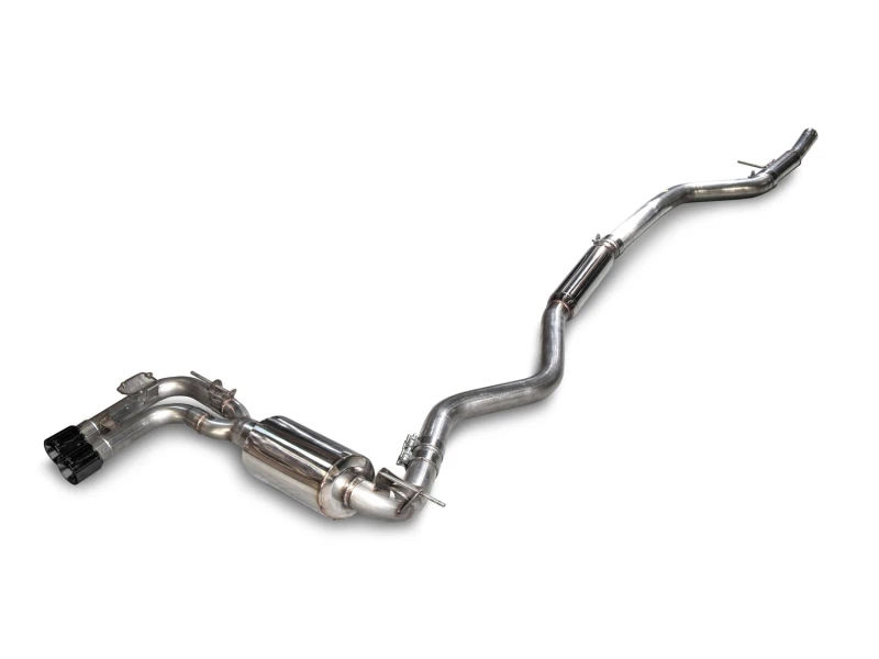 AWE Tuning BMW F3X 28i / 30i Touring Edition Axle-Back Auspuff Einzelseite - 80mm Schwarze Endrohre