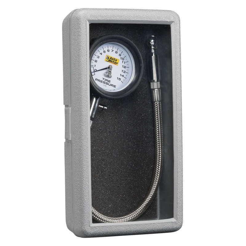 Autometer 0-15PSI Lo-Pressure Tire Pressure Gauge