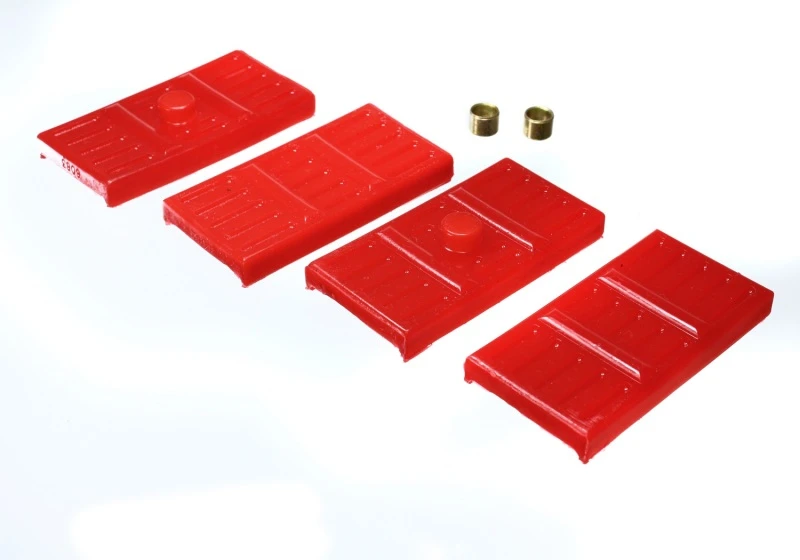 Energy Suspension 67-69 Camaro / 62-74 Nova/Chevy II / 67-69 Firebird Rote Mono-Leaf Federisolatoren