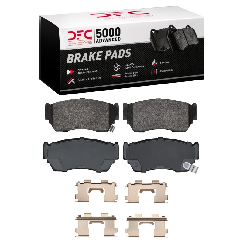 DFC 91-17 Nissan Tsuru (Mexico) Front 5000 Advanced Semi Metallic Brake Pads and Hardware Kit
