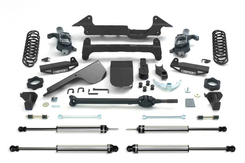Fabtech 03-08 Hummer H2 Suv/Sut 4WD mit hinten Schraubenfedern 6 Zoll Perf-System mit Dlss-Stoßdämpfern