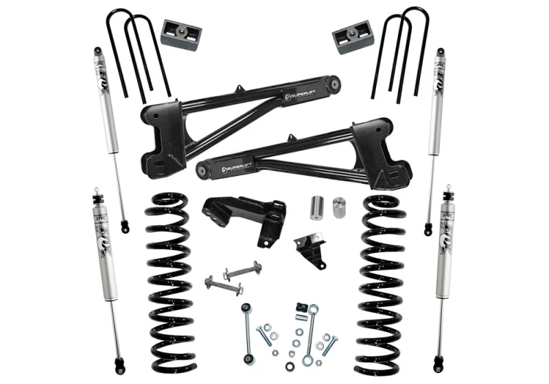 Superlift 4 Zoll Lift Kit mit FOX 2.0 Shocks für 2011–2016 Ford F-250/F-350 Super Duty 4WD Diesel