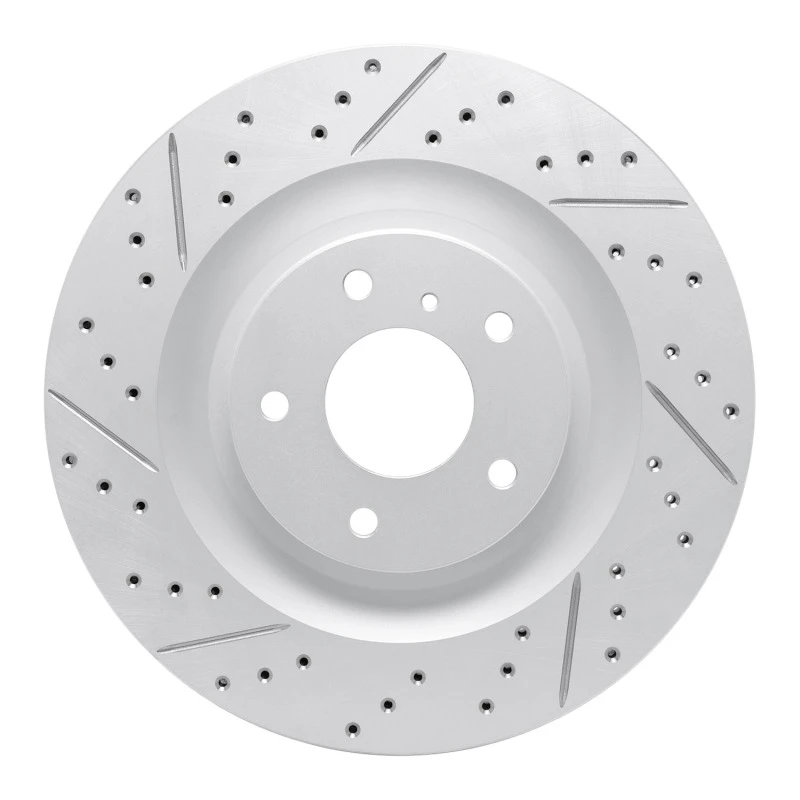 DFC 19-25 Infiniti Qx50 Front Left Drilled & Slotted Geoperformance Rotor