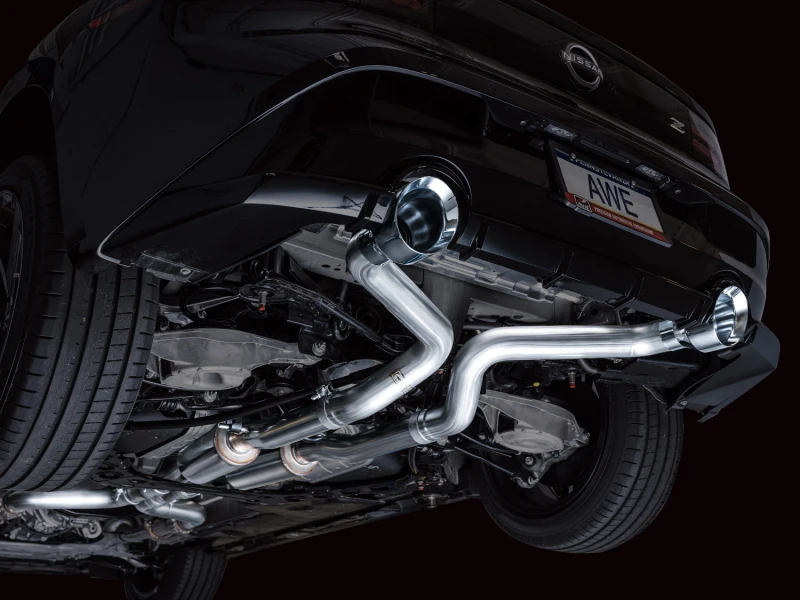AWE 2023 Nissan Z RZ34 RWD Track Edition Catback Abgasanlage mit Chrom-Silber-Spitzen